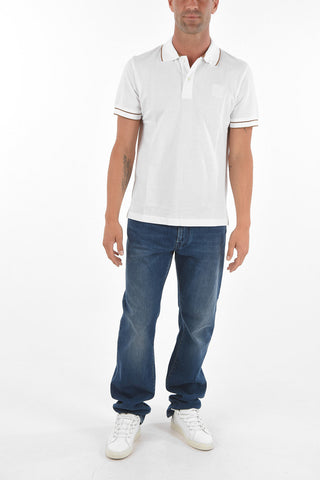 Embroidered Logo PIQUET Cotton Polo