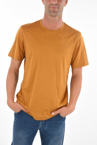Crew Neck Silk Blend T-Shirt