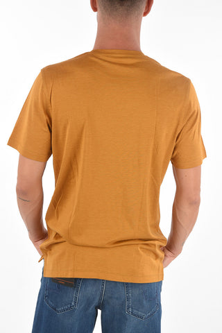 Crew Neck Silk Blend T-Shirt
