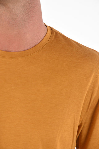 Crew Neck Silk Blend T-Shirt