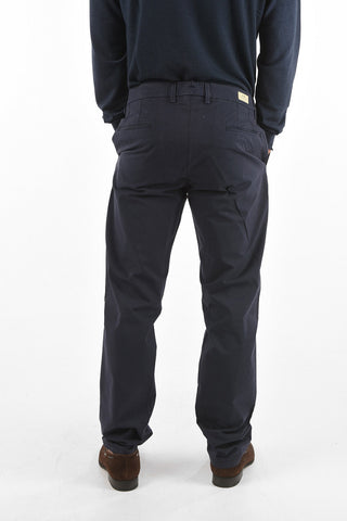 CC COLLECTION Stretched Cotton Chino Pants with Single Pleat