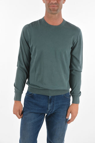 Crew Neck Cotton Sweater