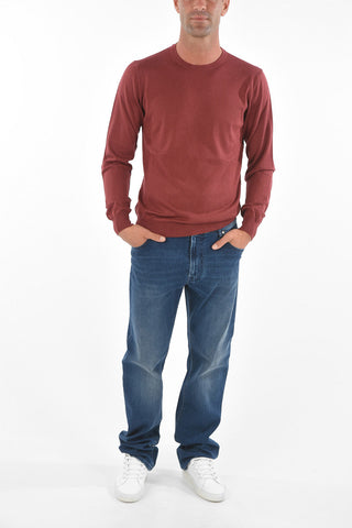 Crew Neck Silk Blend Sweater