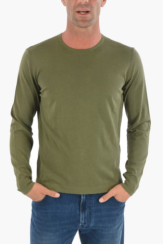 CC COLLECTION Crew Neck GALAS CRE Cotton Sweater