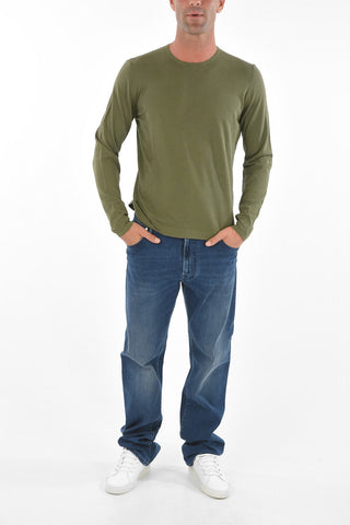 CC COLLECTION Crew Neck GALAS CRE Cotton Sweater