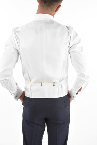 Gilet CERIM.ACADEMY in Seta Pin Check