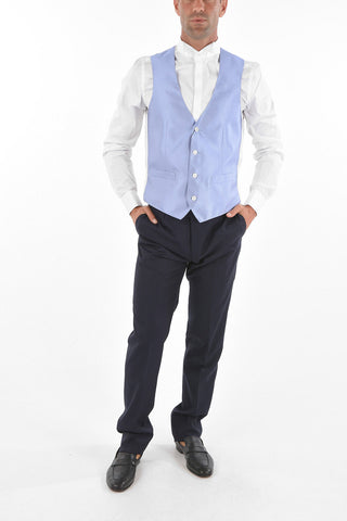 Gilet CERIM.ACADEMY in Seta Pin Check
