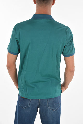 CC COLLECTION Contrasting Edge Cotton Polo