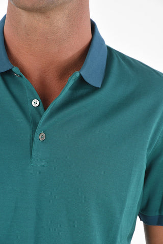 CC COLLECTION Contrasting Edge Cotton Polo