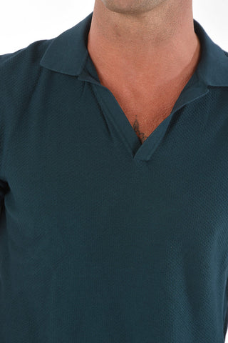 CC COLLECTION Honeycomb Cotton GALAS CRE Polo