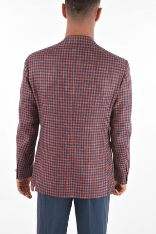 Blazer Semifoderato SARTORIA con Motivo Gingham