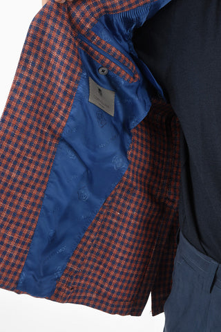 Blazer Semifoderato SARTORIA con Motivo Gingham