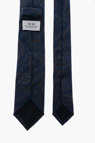 CC COLLECTION  motif wool tie