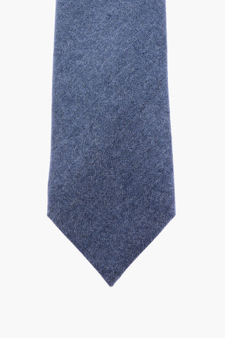 solid color wool tie