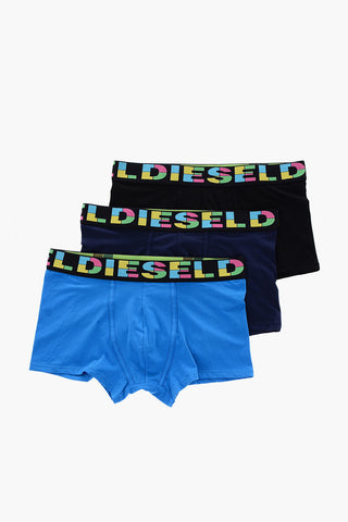set 3 Boxer UMBX in Cotone Stretch con Logo Colorato