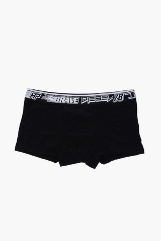 set of 3 boxers with logoed band at the waist
