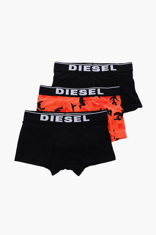 Contrasting Logo UMBX Set Of 3 Boxers