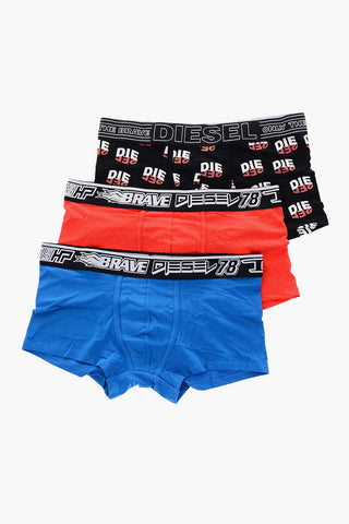 Contrasting Logo UMBX Set Of 3 Boxers