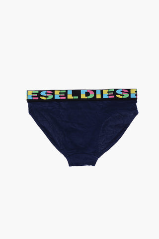 Set 3 Briefs UMBR in Cotone Stretch con Logo colorato