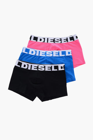 Contrasting Logo Set Of 3 Boxers