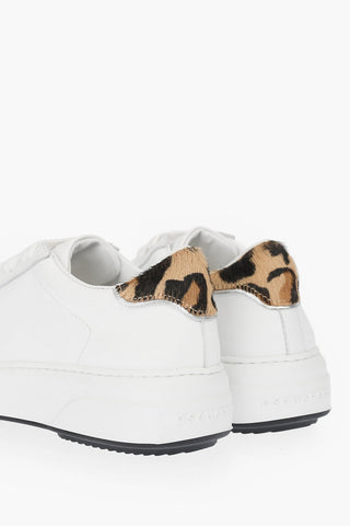 ponyskin detail leather BUMPER sneakers