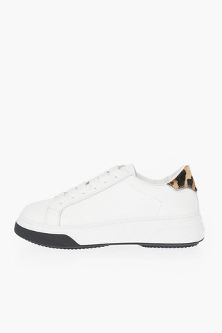 ponyskin detail leather BUMPER sneakers