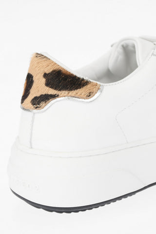 ponyskin detail leather BUMPER sneakers