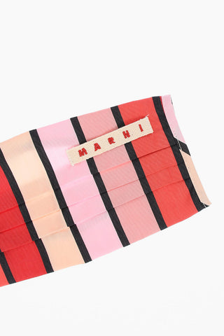 Striped Cotton Face Mask Cover