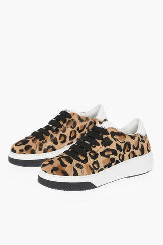 animal printed ponyskin BUMBER sneakers