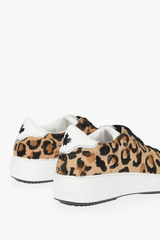 animal printed ponyskin BUMBER sneakers
