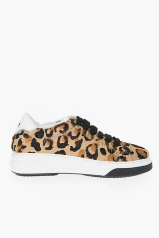 animal printed ponyskin BUMBER sneakers