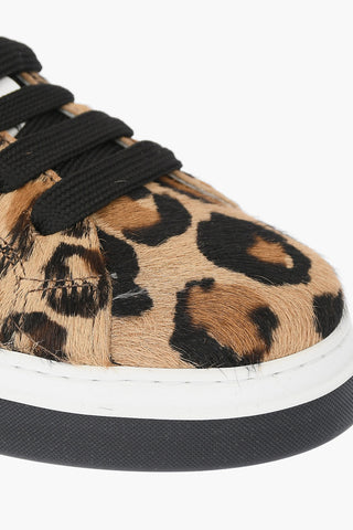 animal printed ponyskin BUMBER sneakers