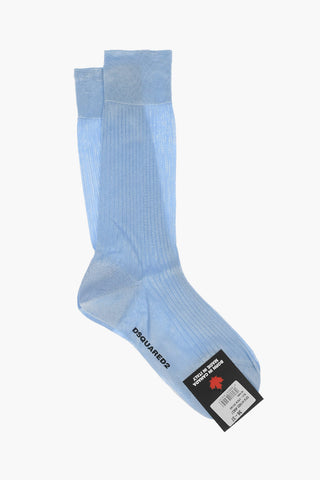 ribbed silk socks