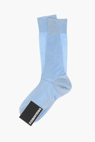 ribbed silk socks
