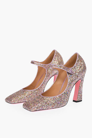 12cm Glitter SPARKLE Mary Jane Pumps