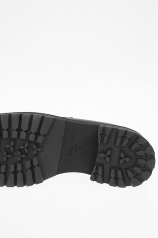 7cm Leather Loafers with Platform