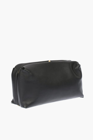 Doctor Bag aus Leder mit goldfarbenen Details