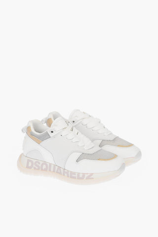 sneakers RUNNING in pelle e tessuto