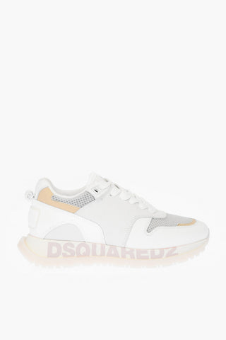 sneakers RUNNING in pelle e tessuto