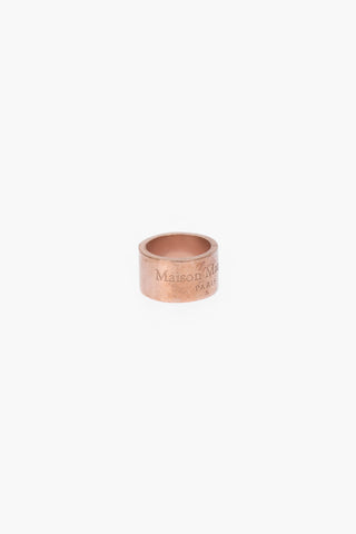 MM11 Anello Band in Argento Logato