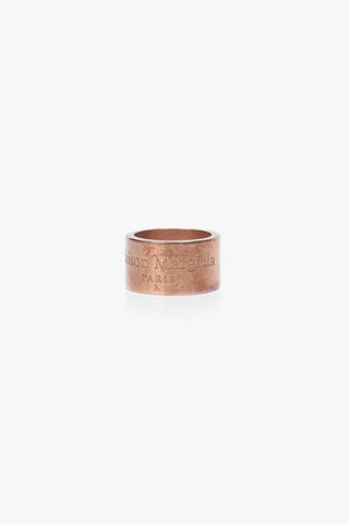 MM11 Anello Band in Argento Logato