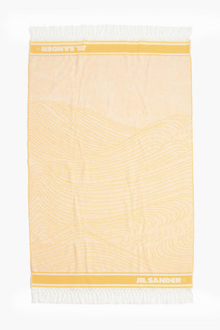 98x180cm two-tone beach towel with fringe