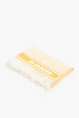 98x180cm two-tone beach towel with fringe