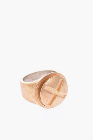 Engraved Design Golden-Tone Ring
