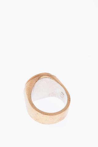 Engraved Design Golden-Tone Ring