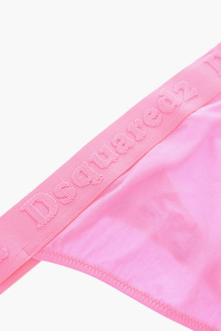 solid color stretch thong