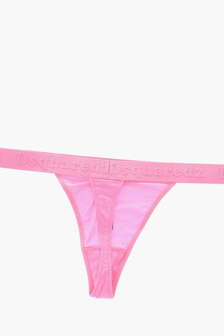 solid color stretch thong