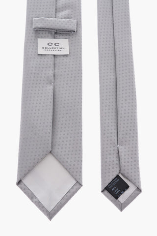 CC COLLECTION Wool Blen Tie with Geometric Pattern