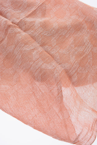 Flax Blend Frayed Foulard