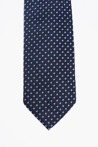 Silk Tie with Polka Dots